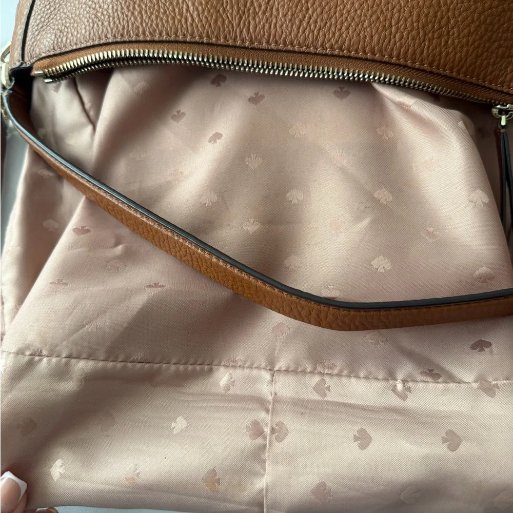 Kate Spade Cognac Leather Shoulder Bag - Picture 4 of 7